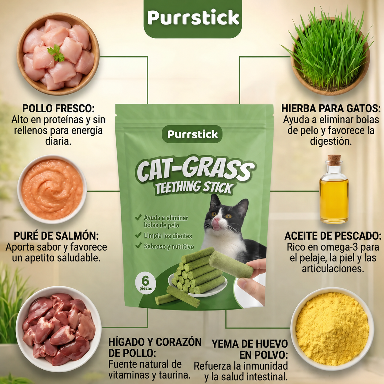 Pack Palitos Naturales